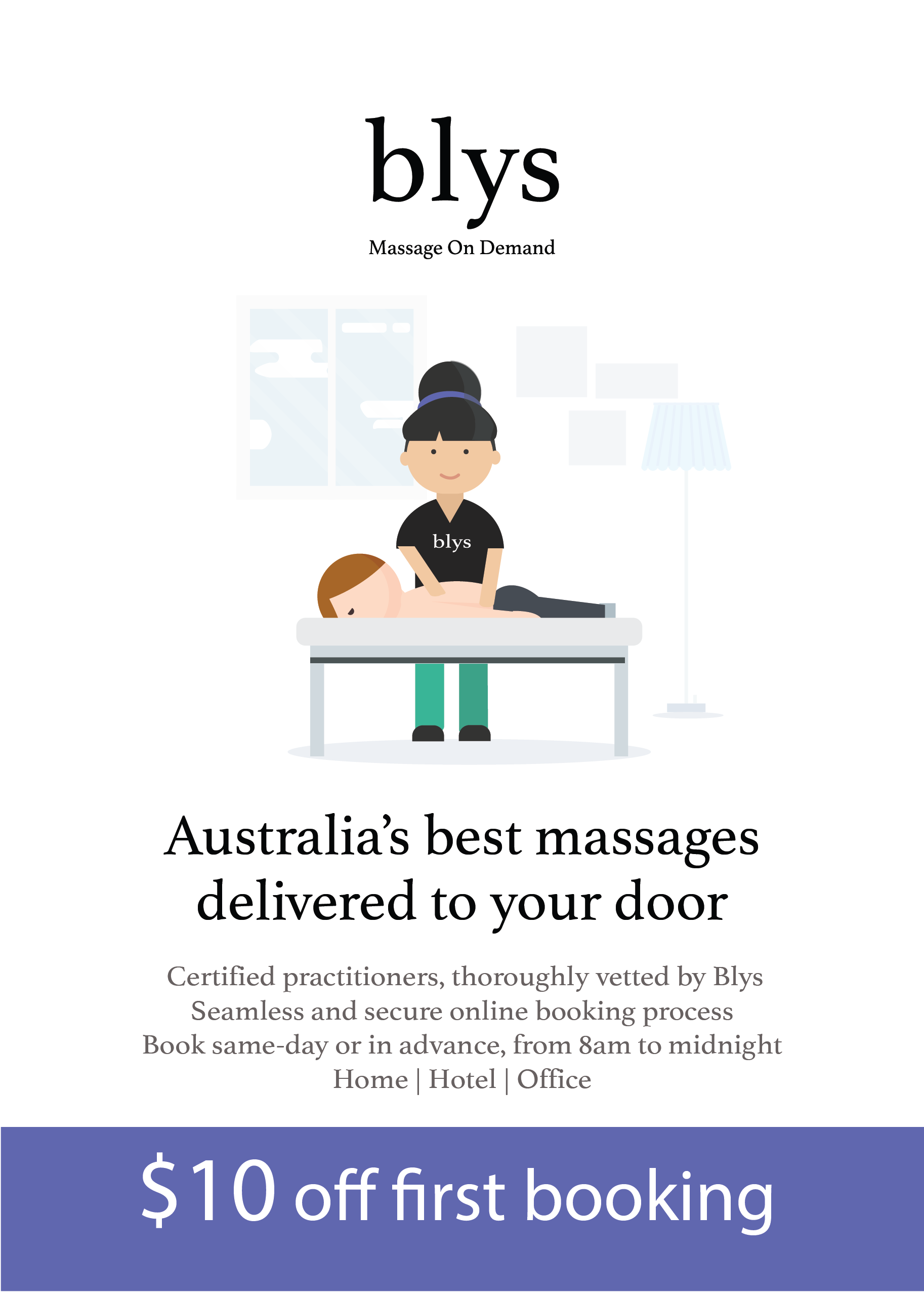 therapist promotional flyer front