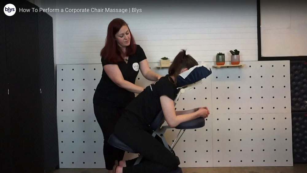 corporate chair massage