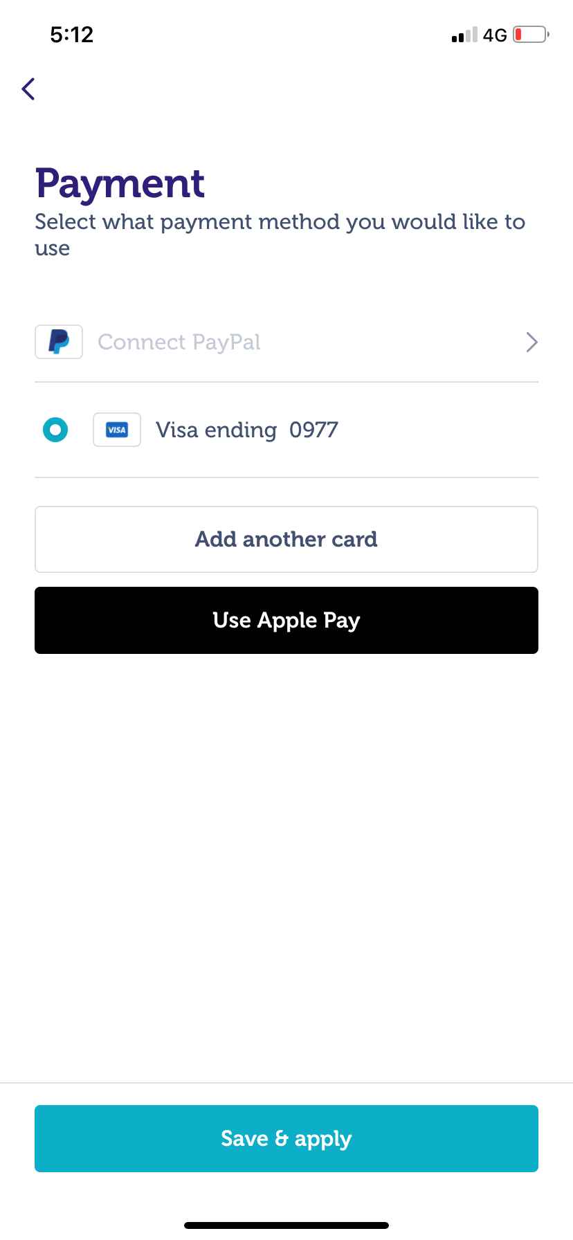 blys apple pay