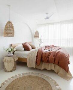 I love linen Mediterranean style