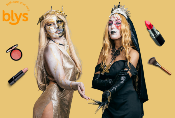 Halloween Party Beauty Station Ideas with Blys