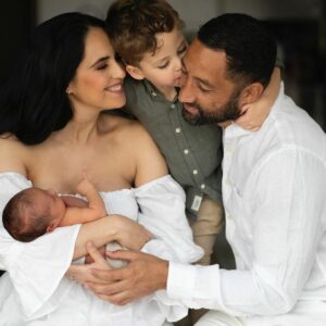 Zoe Marshall, Benji Marshall and their two kids