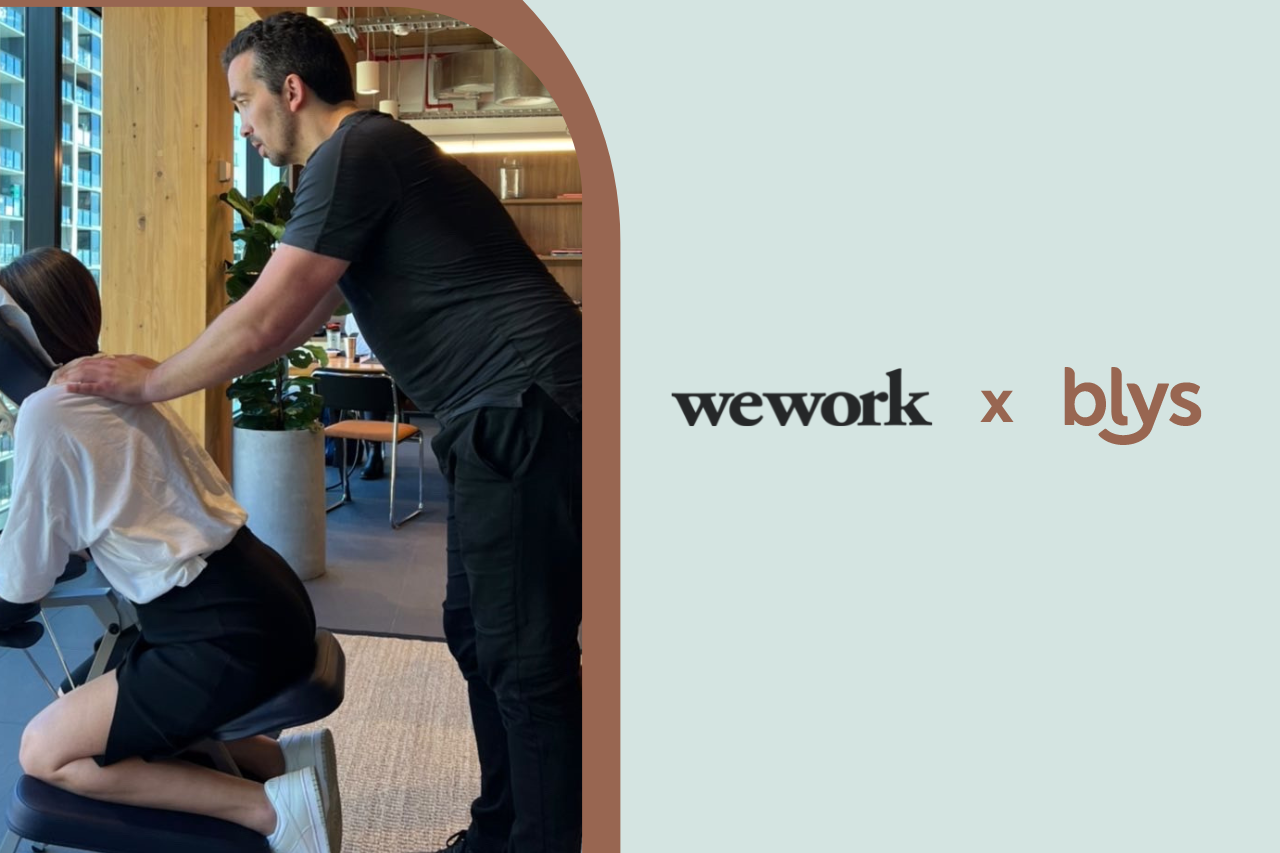 How WeWork Is Welcoming Members Back To The Office With Blys Blys   In Office Massage 1 