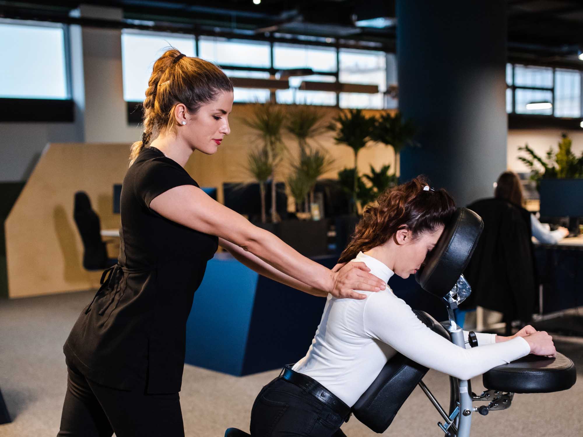 This is How Chair Massage Can Help You Land Corporate Clients - MASSAGE  Magazine