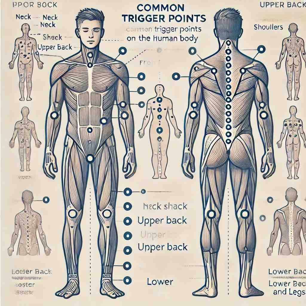 trigger point massage chart