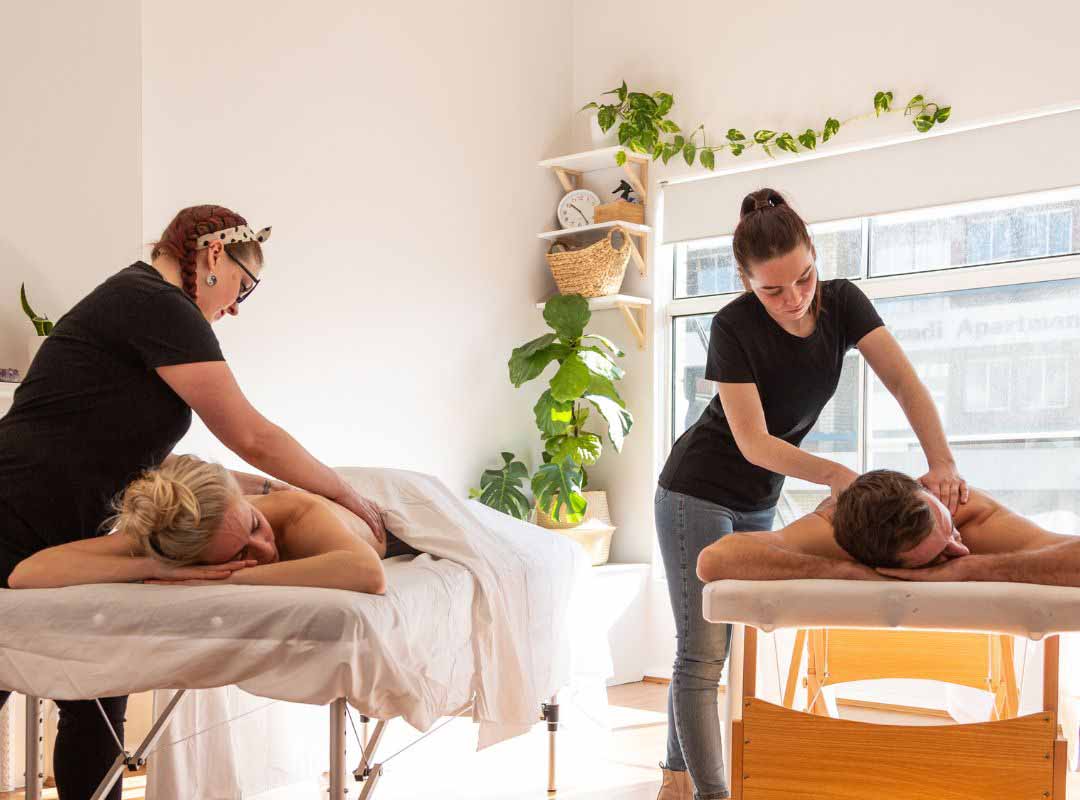 at home couples massage