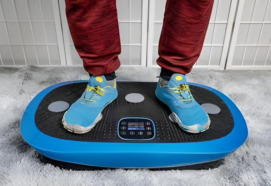 Vibration plates full-body stimulation for lymphatic activation