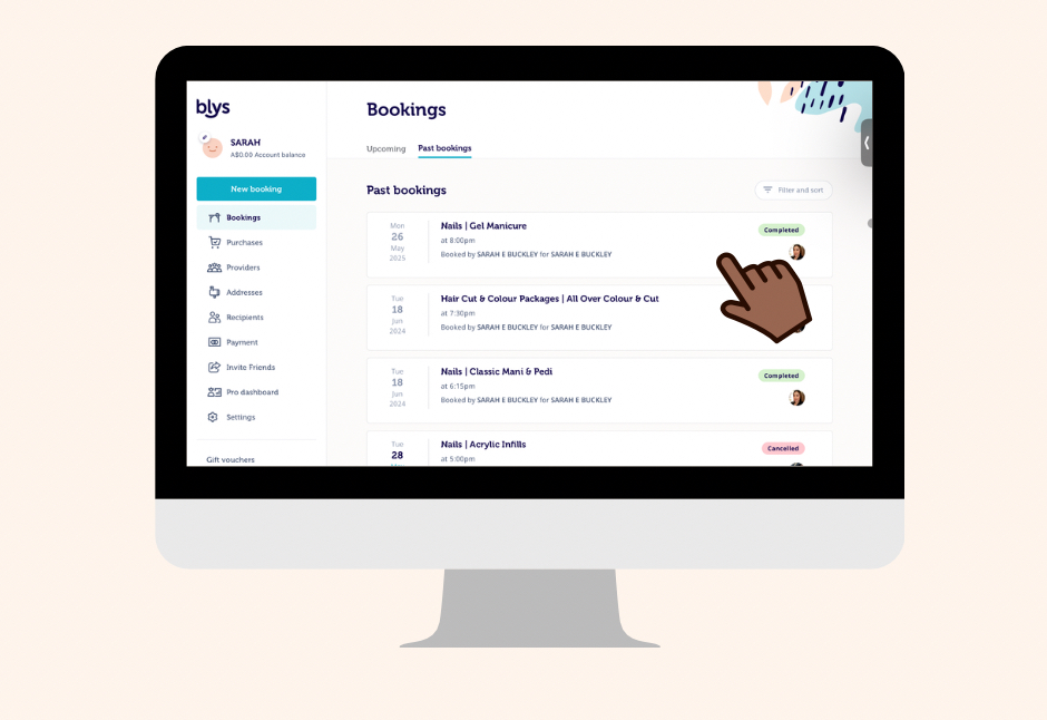 Select provider to recommend