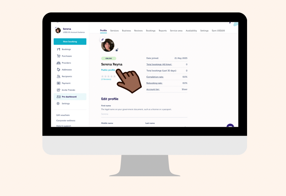 Profile link pro dash