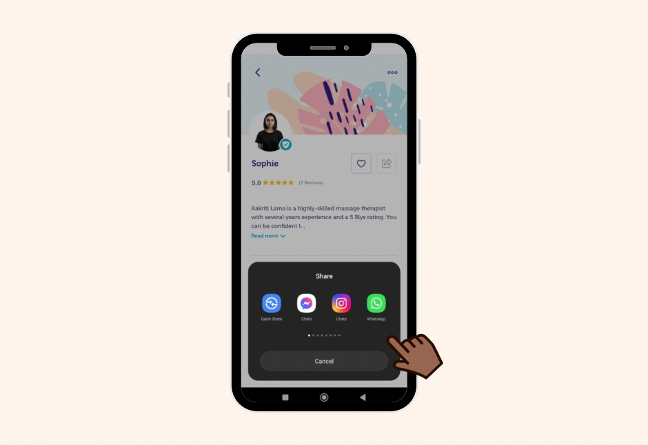 Share Link Prompt Mobile
