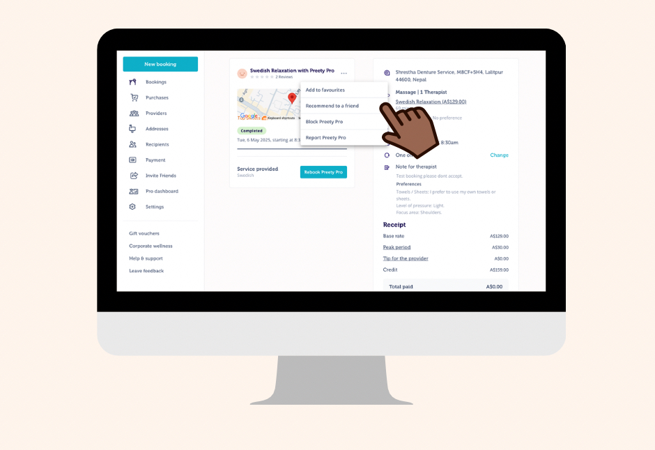 Recommend Profile Dashboard