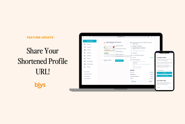 Share shortened profile url feature image