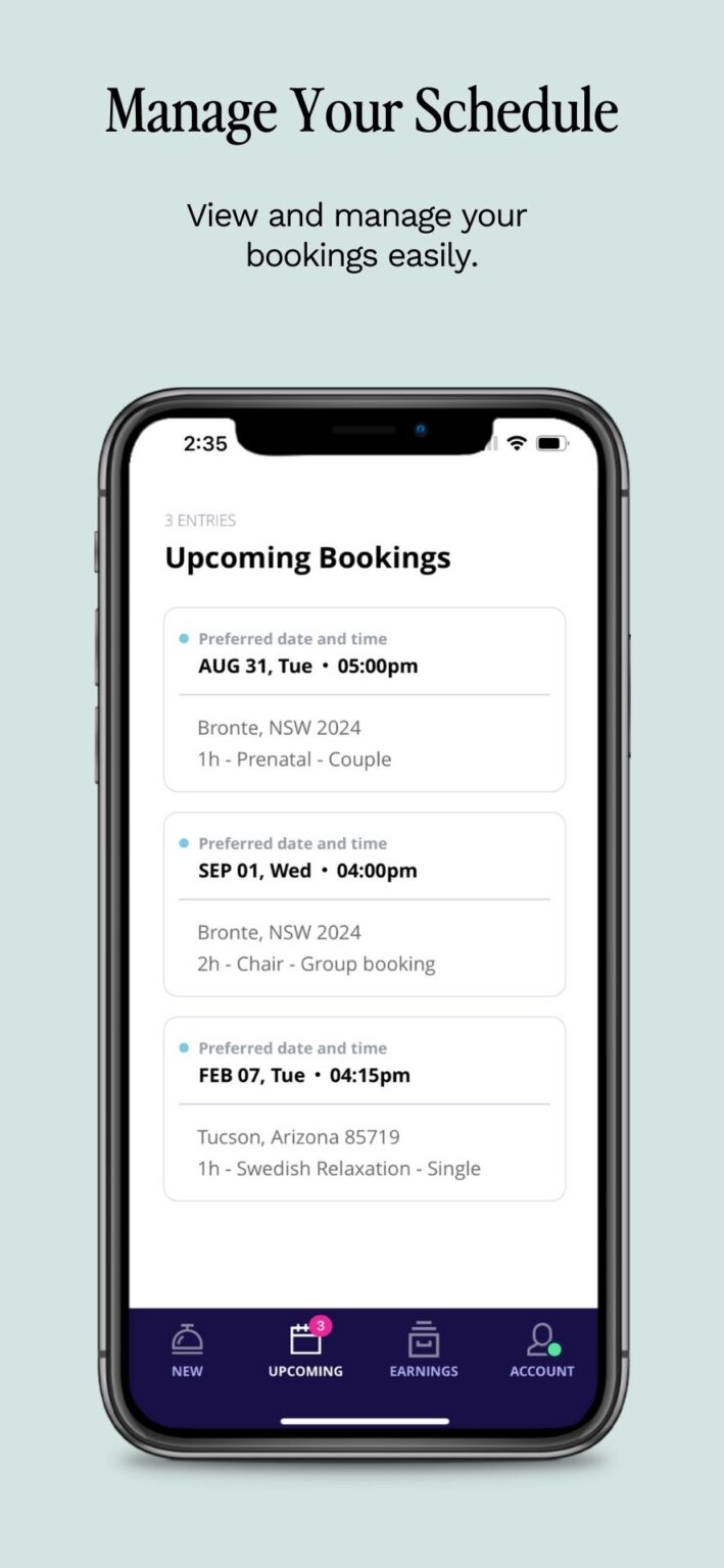 Manage Your Schedule