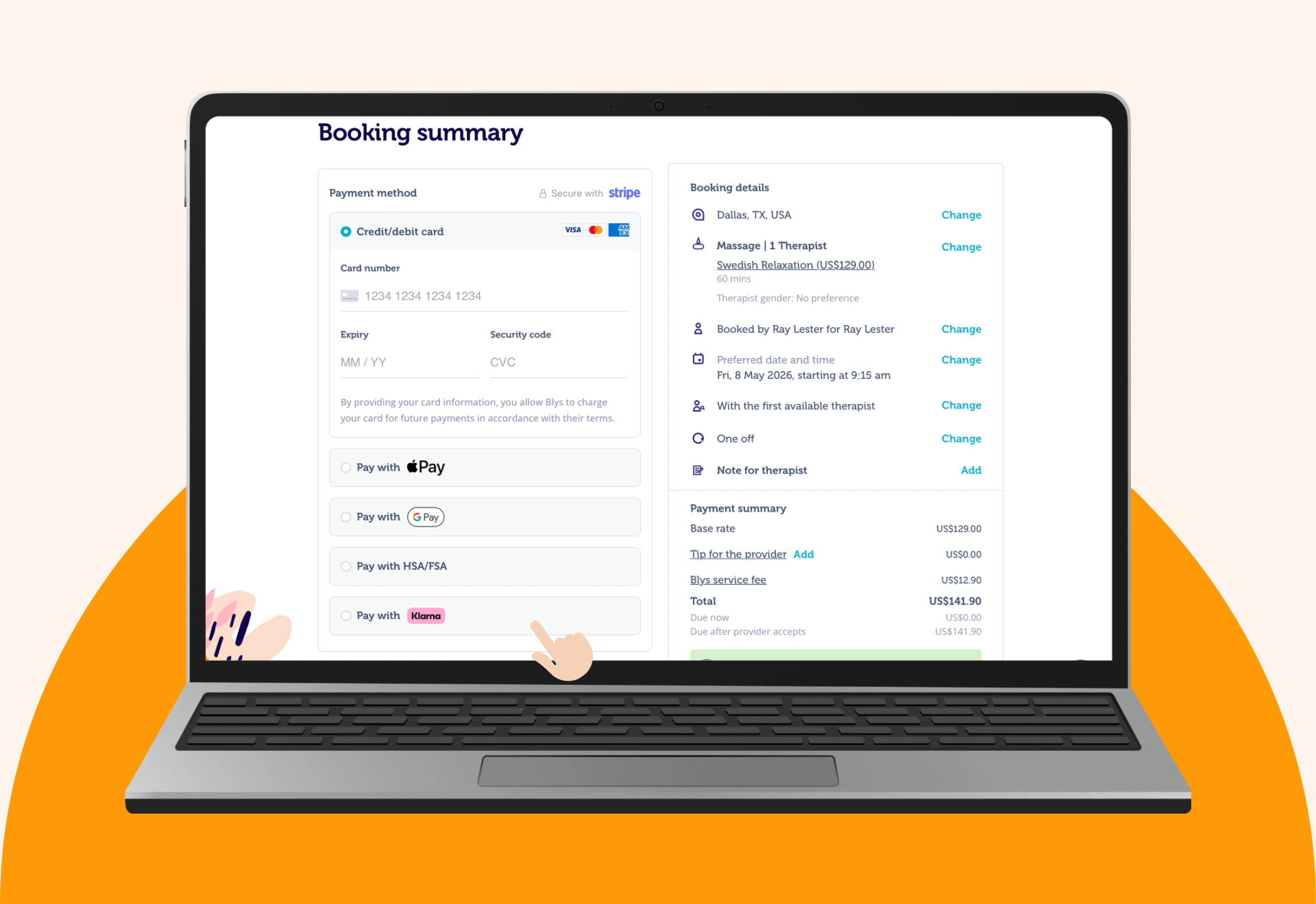 Klarna visible as payment method PC