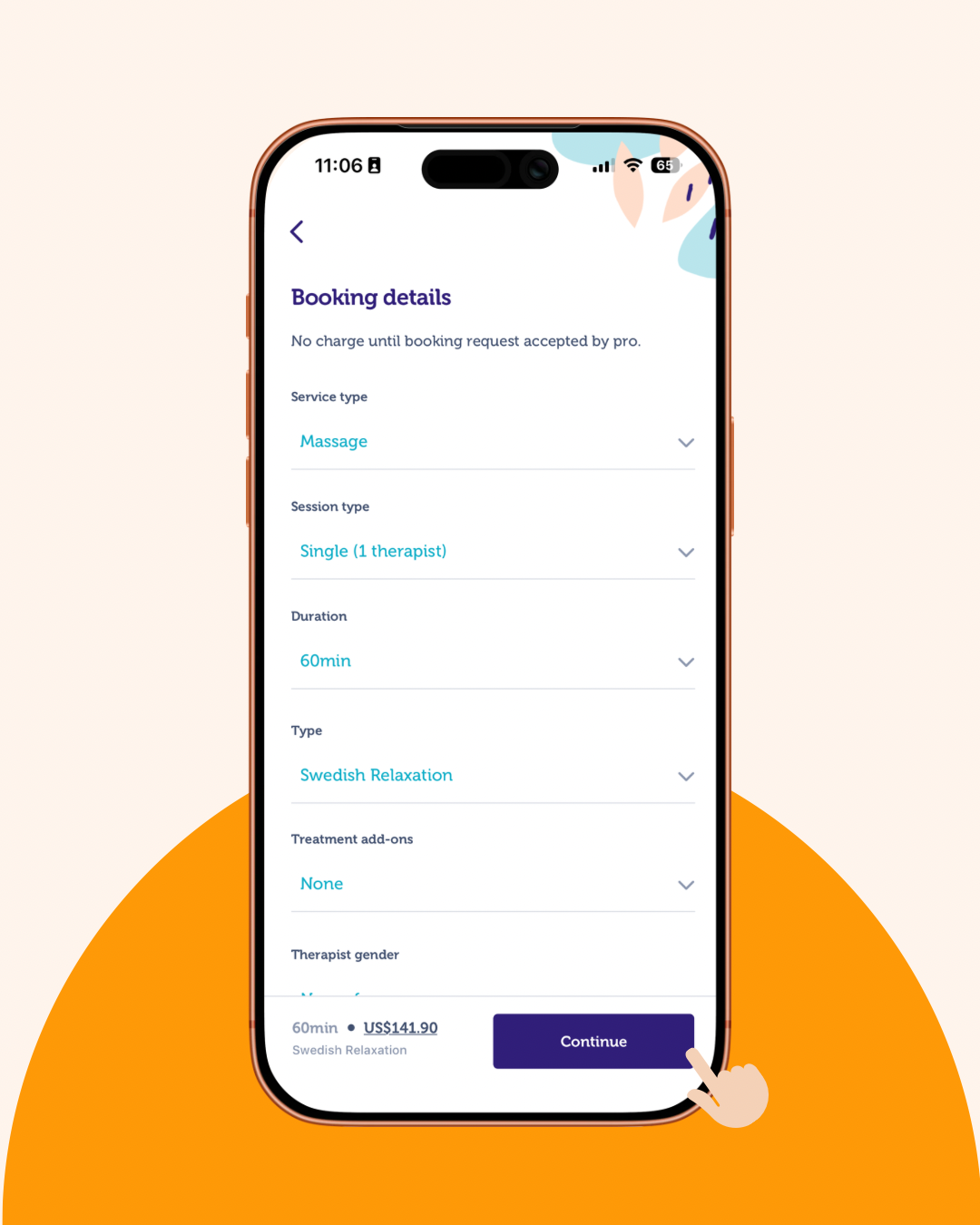 Continue to checkout page mobile for Klarna