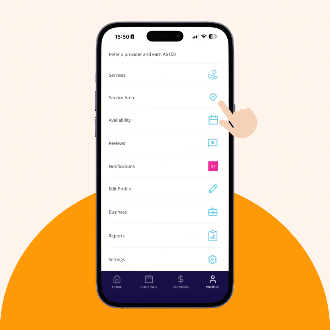 Draw Custom Service Area Mobile 1
