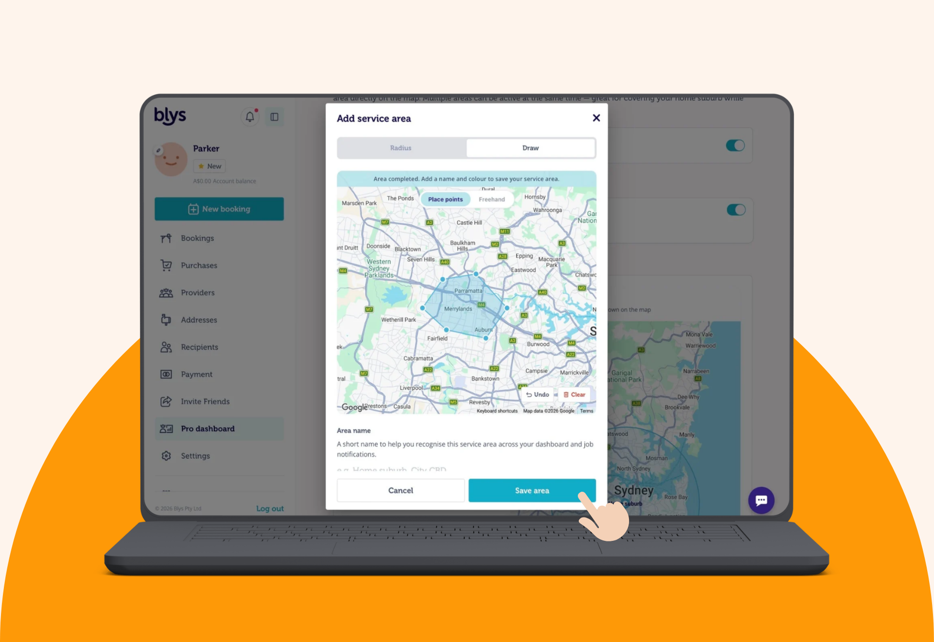 Draw Custom Service Area PC Image 3.2
